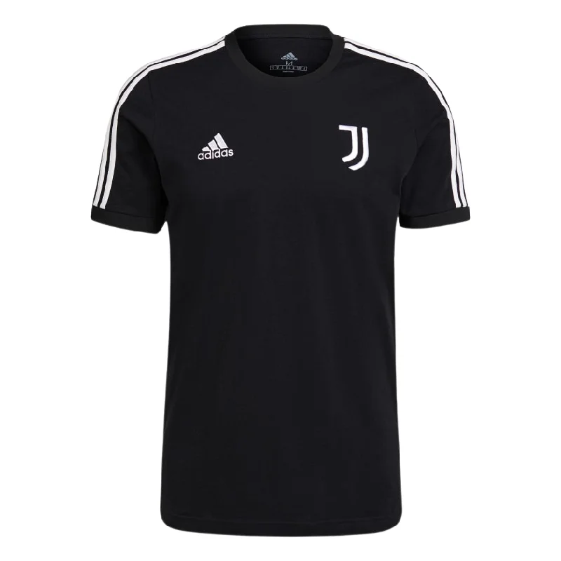 ADIDAS JUVENTUS 3-STRIPES TEE-BLACK/WHITE