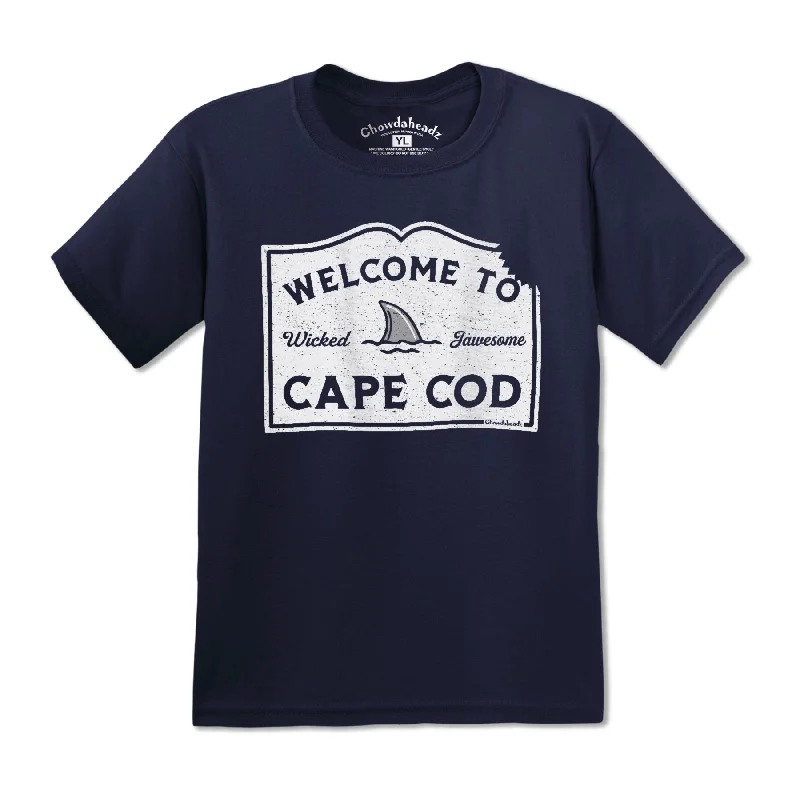 Welcome To Cape Cod Sign Youth T-Shirt