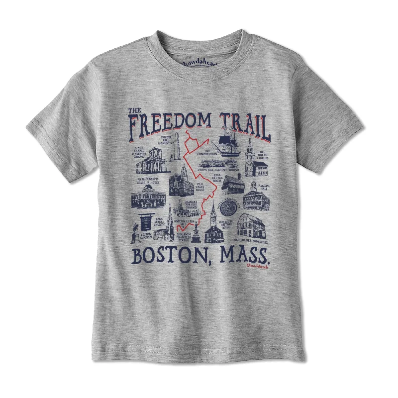 Boston Freedom Trail Sites Youth T-Shirt