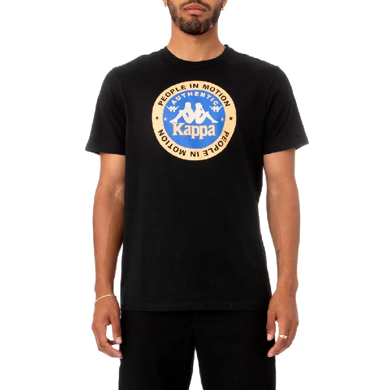 KAPPA AUTHENTIC FRANEKER T-SHIRT -BLACK