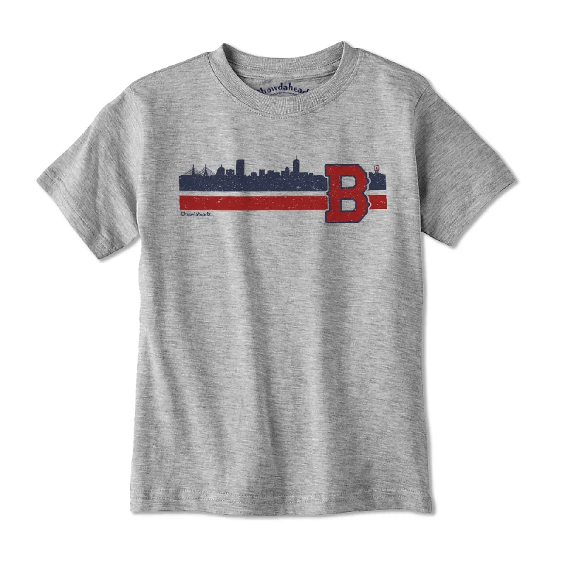 Boston B Baseball Sideline Youth T-Shirt