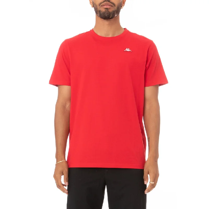 KAPPA AUTHENTIC GAVLE T-SHIRT - Red