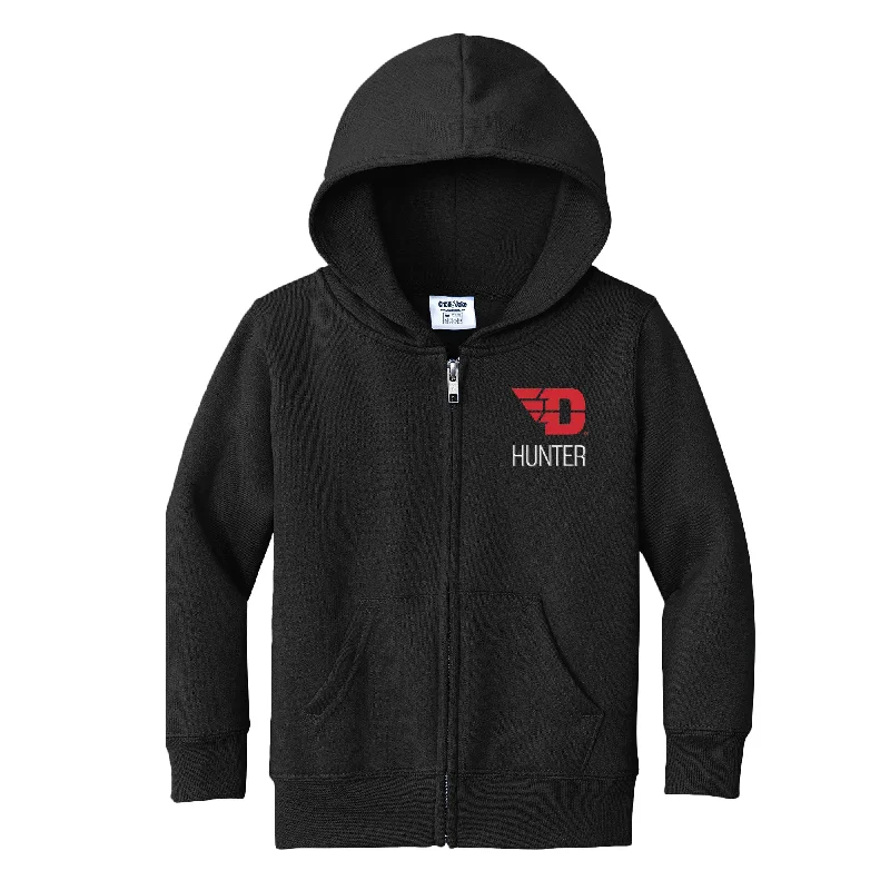 Personalized Dayton Flyers Toddler Full-Zip Sweatshirt