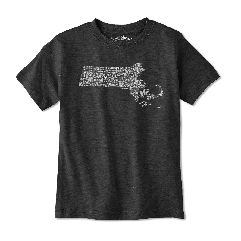 Massachusetts Cities & Towns Youth T-Shirt