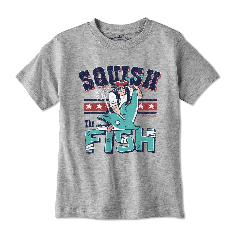 Squish The Fish New England Youth T-Shirt