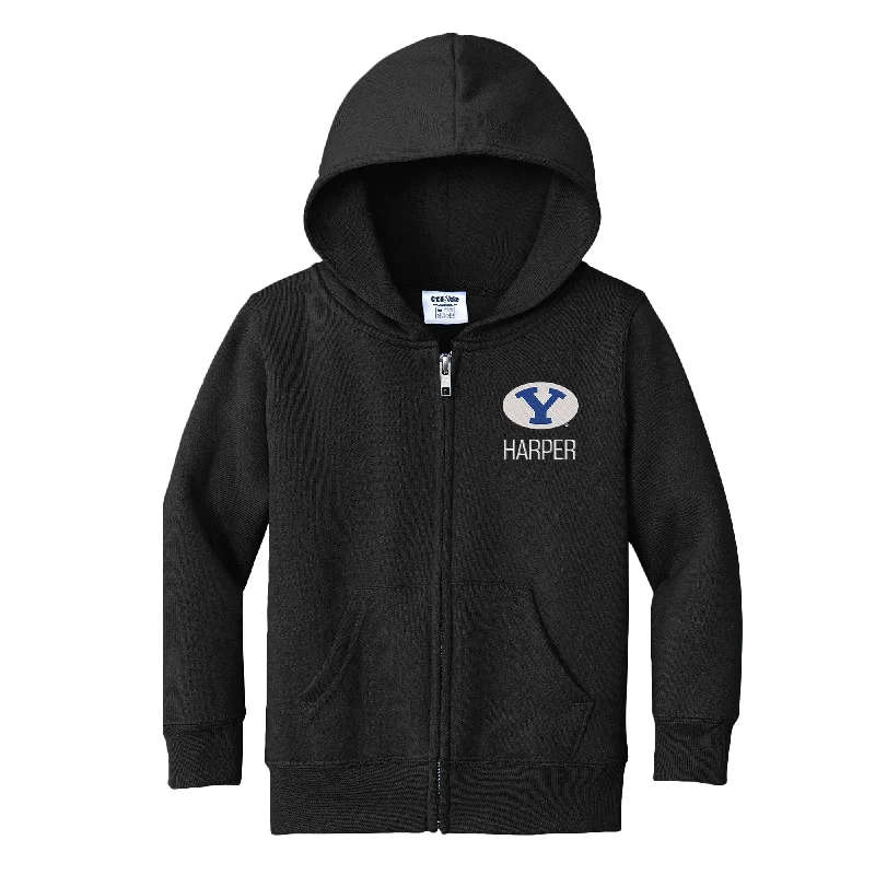 Personalized Brigham Young Cougars Toddler Full-Zip Sweatshirt