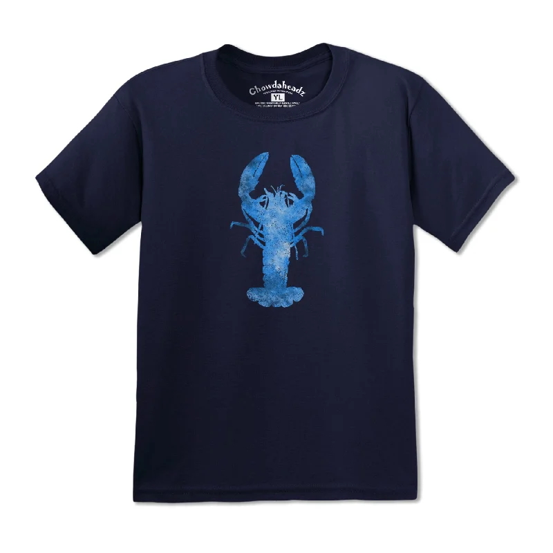 Blue Lobster Watercolor Youth T-Shirt