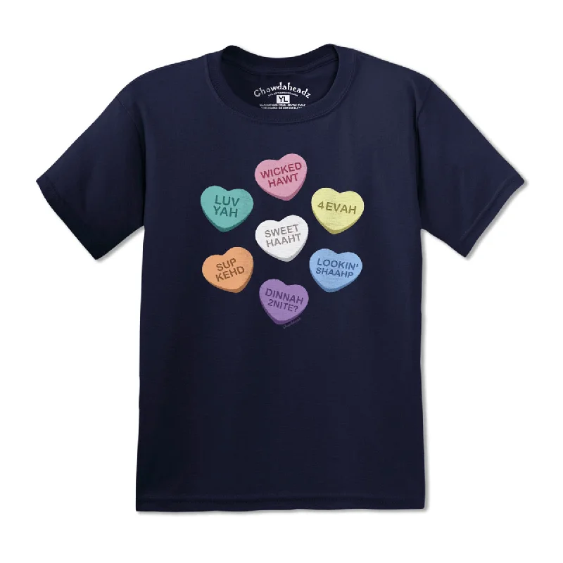 Boston Accent Candy Hearts Youth T-Shirt