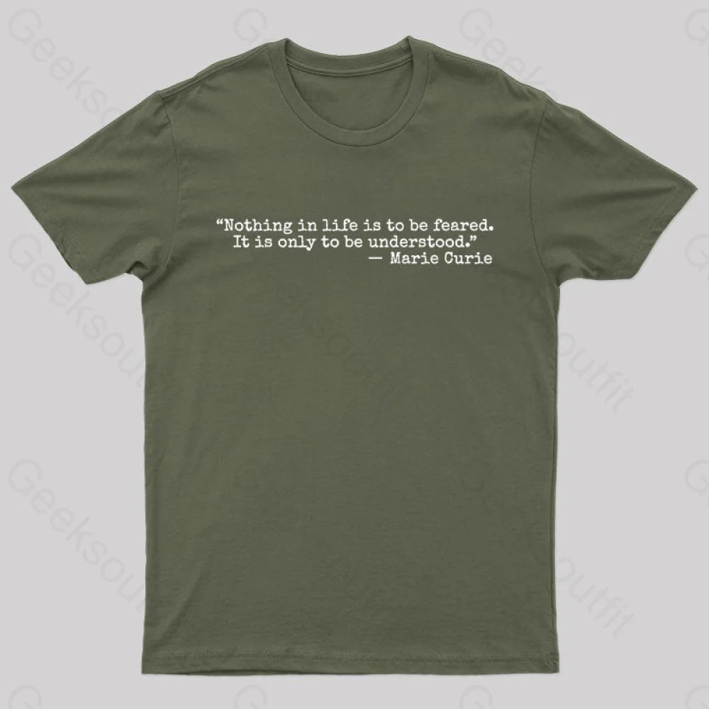 Carefree Style Marie Curie Geek T-Shirt