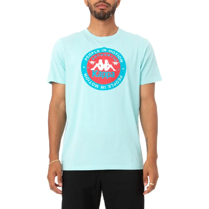 KAPPA AUTHENTIC FRANEKER T-SHIRT - PEACOCK