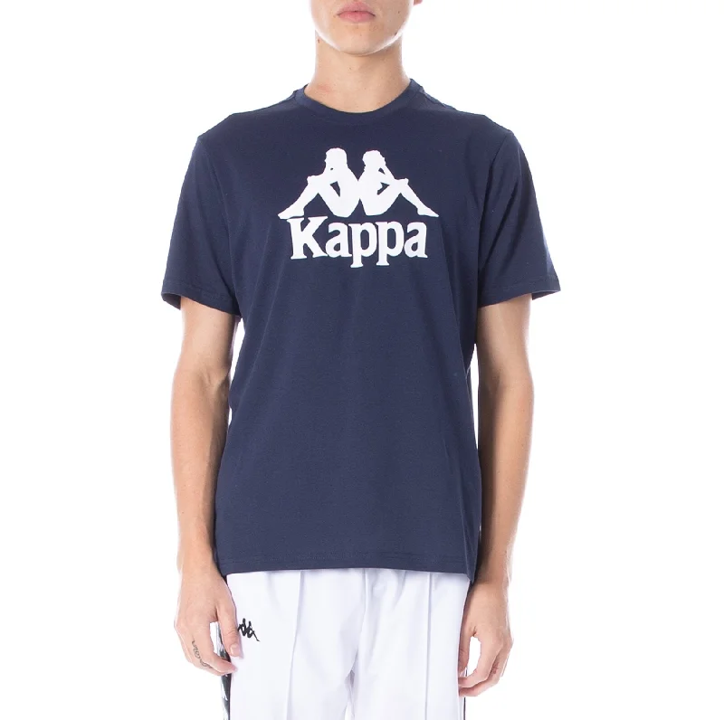 Kappa AUTHENTIC ESTESSI T-SHIRT - BLUE MARINE WHITE