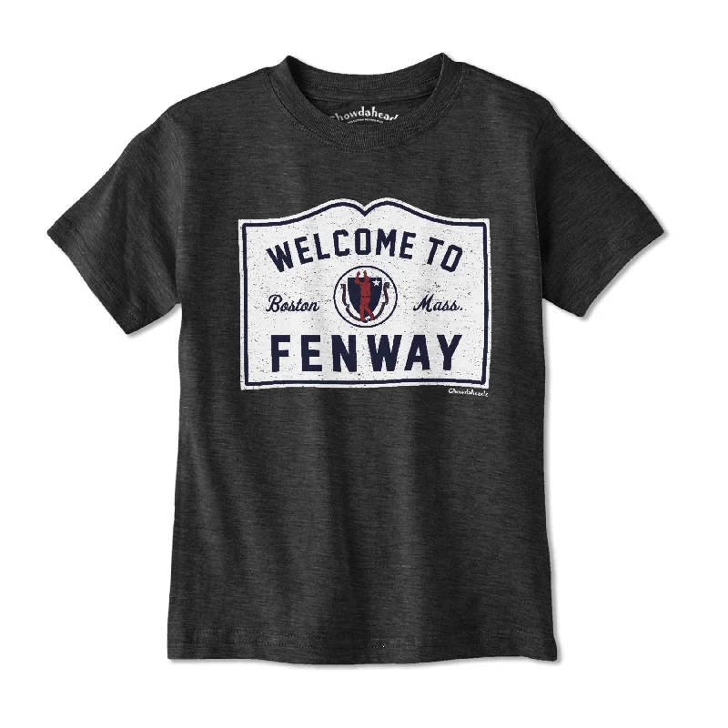 Welcome To Fenway Sign Youth T-Shirt