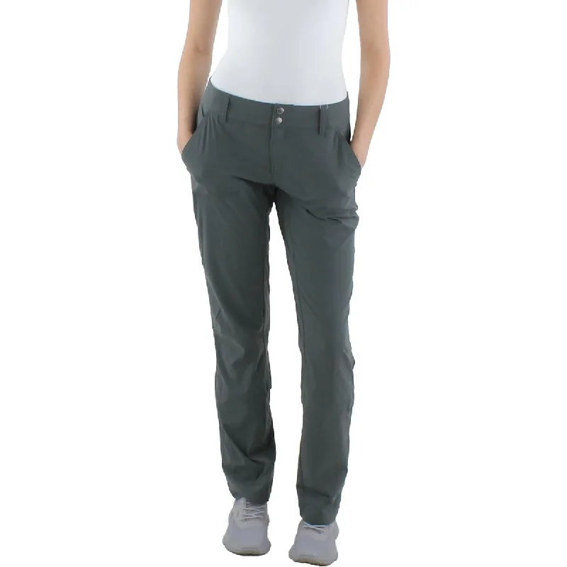 Classic Retro Columbia Womens Water Resistant Nylon Straight Leg Pants