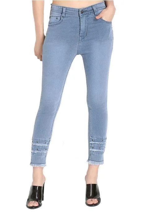 Soft Wear Designer Mart Women's Denim Skinny Blue Jeans