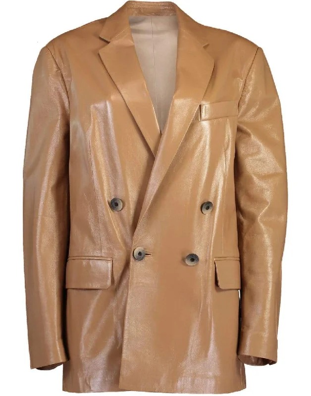 Biscuit Gem Leather Jacket