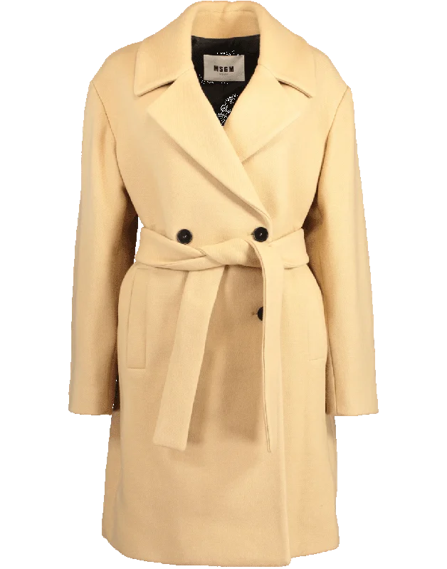 Cappotto Self Belt Coat