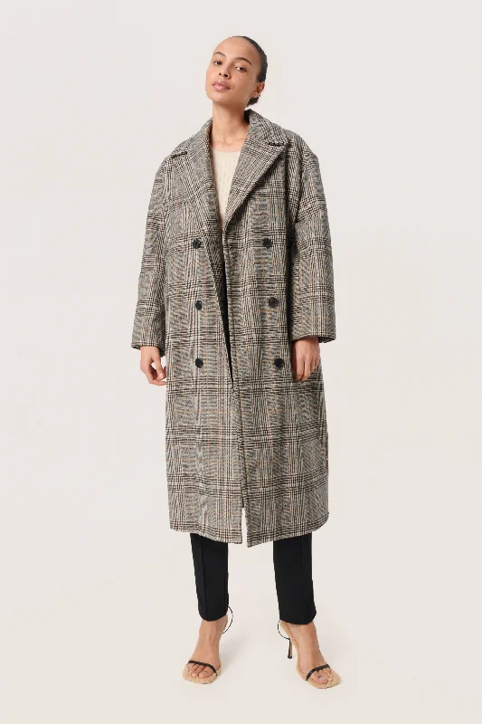 Chicka Checked Coat