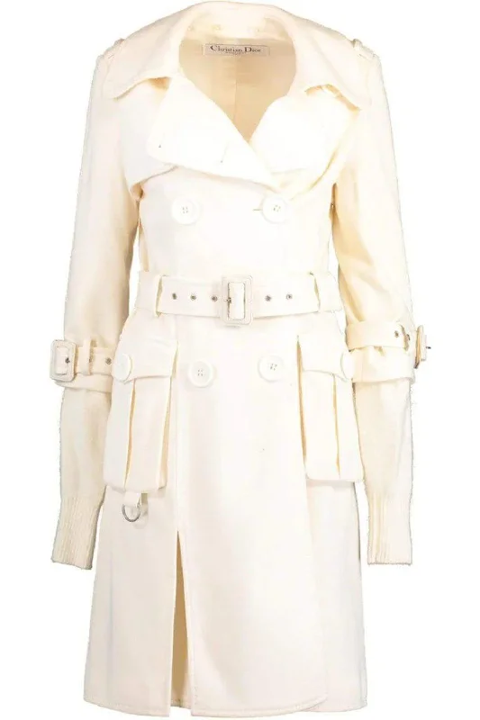 Double Face Jersey Trench Coat