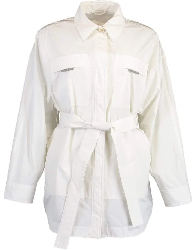 High Street Design Water Resistant Taffeta Wrap Jacket