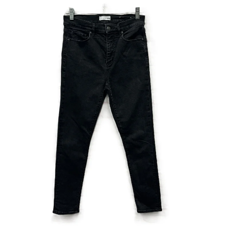 Jeans Skinny By Loft In Black, Size: 4