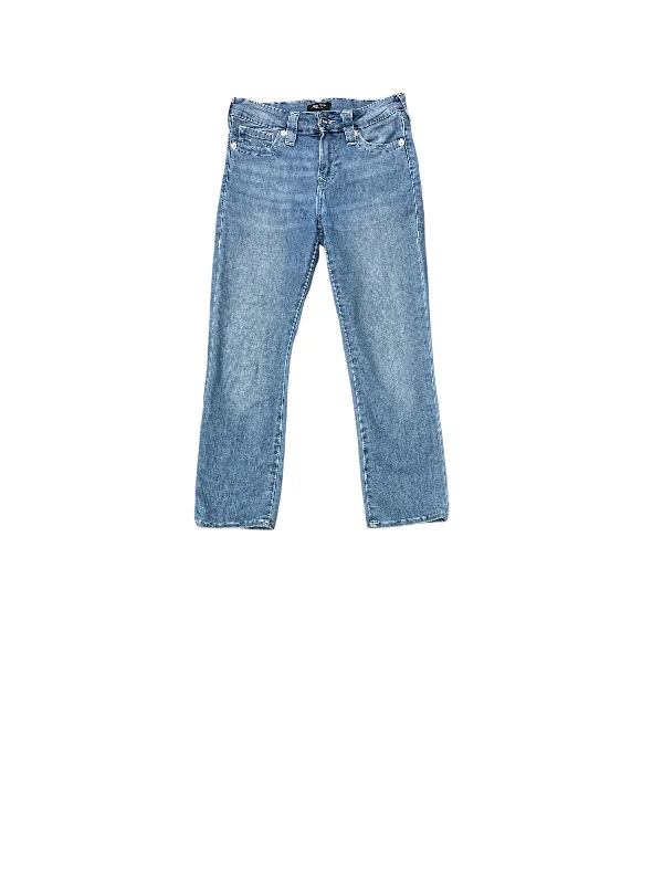 Jeans Straight By True Religion In Blue Denim, Size: 2