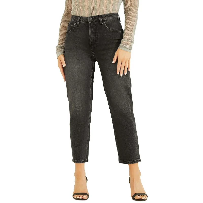 Womens High Rise Tapered Mom Jeans