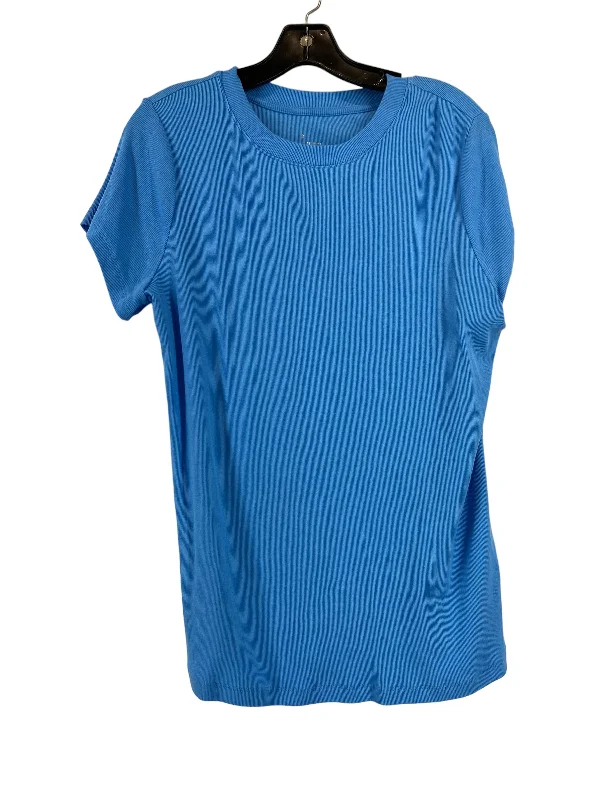 Top Short Sleeve By A New Day In Blue, Size: Xxl