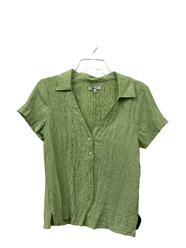 Top Short Sleeve By Madewell In Green, Size: L