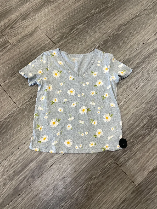 Top Short Sleeve By Old Navy In Floral Print, Size: M