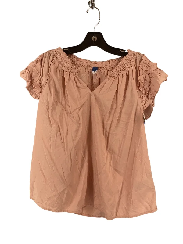 Top Short Sleeve By Old Navy In Pink, Size: S