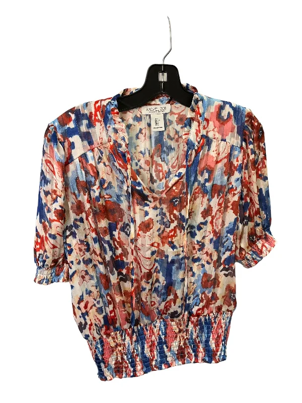 Top Short Sleeve By Rachel Zoe In Multi-colored, Size: S