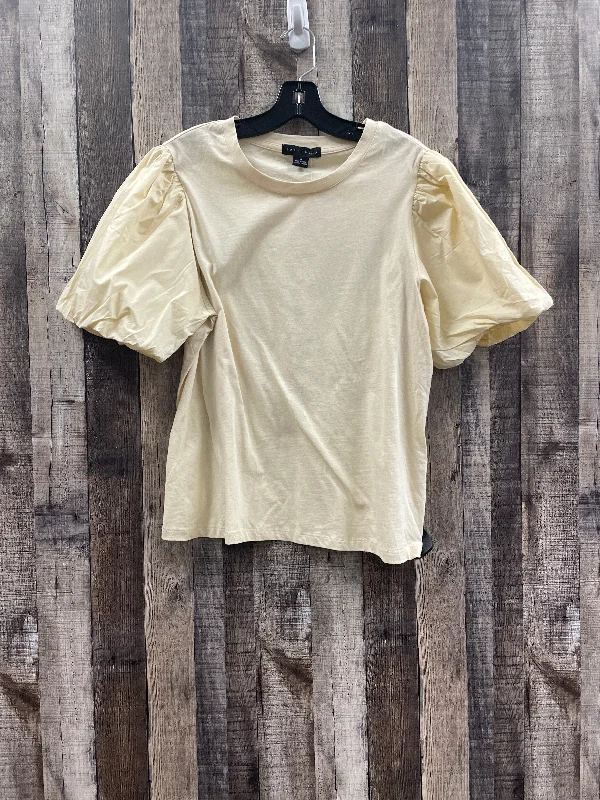 Top Short Sleeve By Sanctuary In Cream, Size: Xl