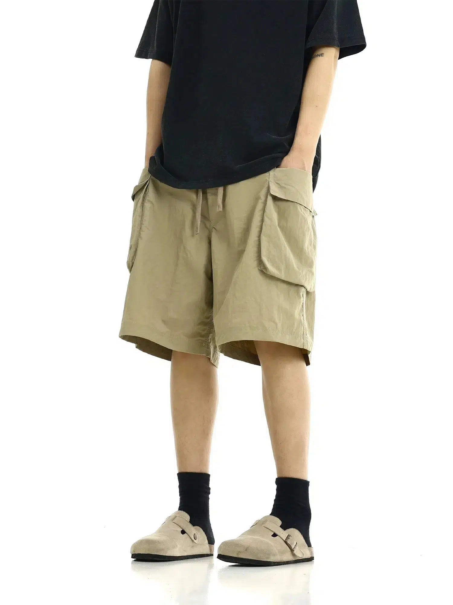 Big Pocket High Waist Paratrooper Casual Shorts