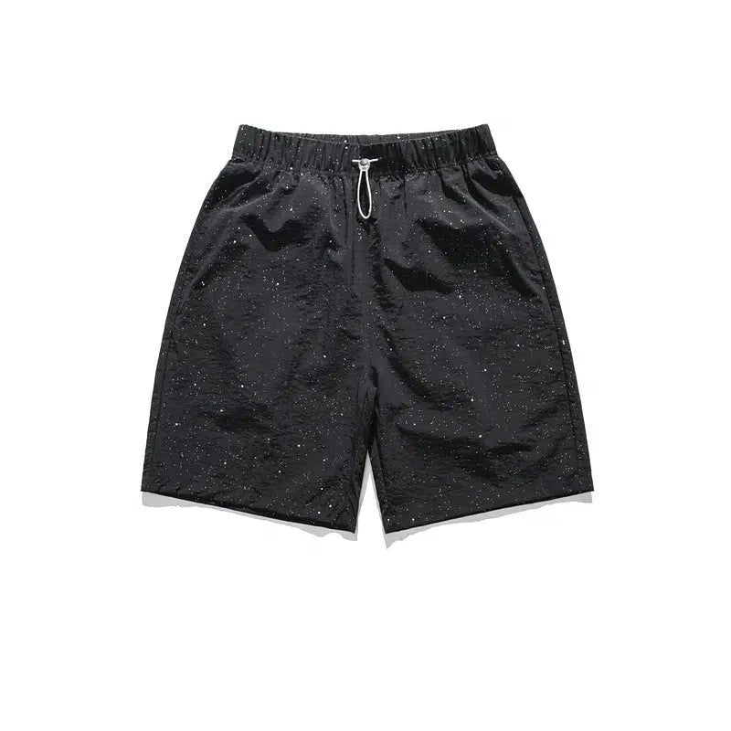 Casual Elastic Waist Shorts