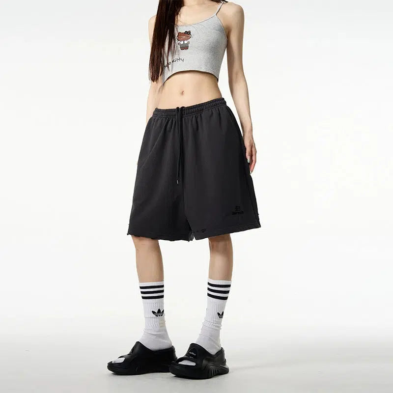 Comfortable Drawstring-Waist Shorts