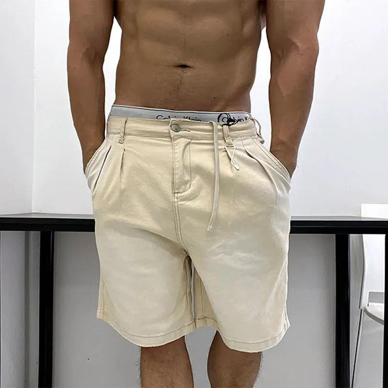 Drawstring Casual Shorts