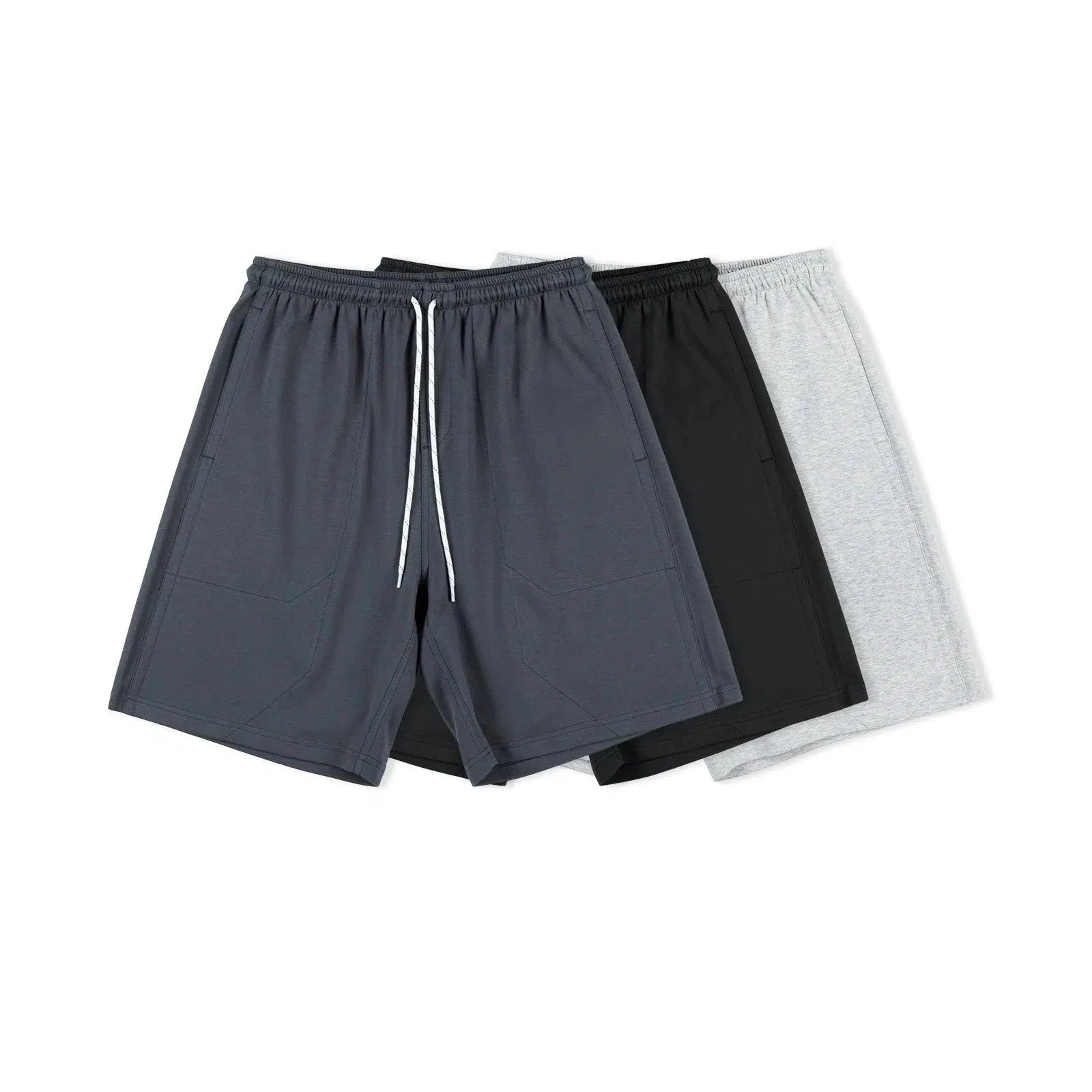 Drawstring Multi-pocket Shorts