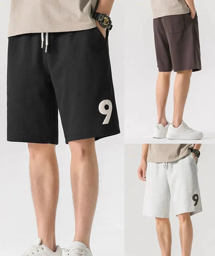 Elastic Waist Track Shorts