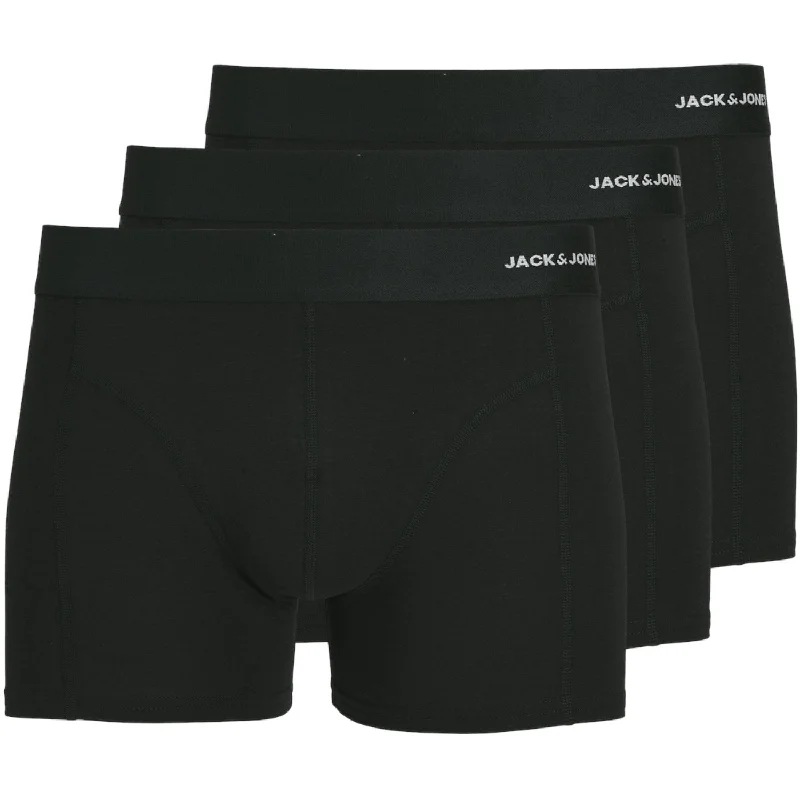 Jack & Jones Junior Black Basic Bamboo Boxershorts 3-pack Noos