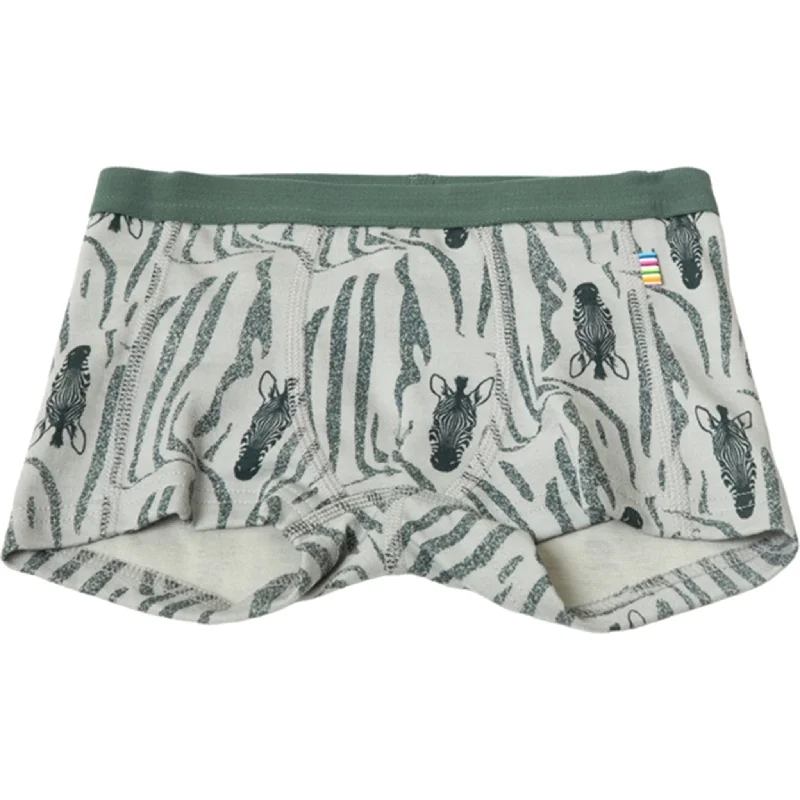 Joha Wool/Cotton Green AOP Boxershorts