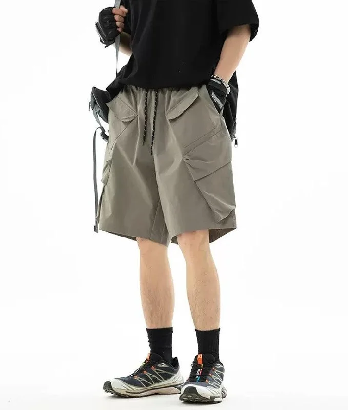 Multi-Pocket Casual Shorts