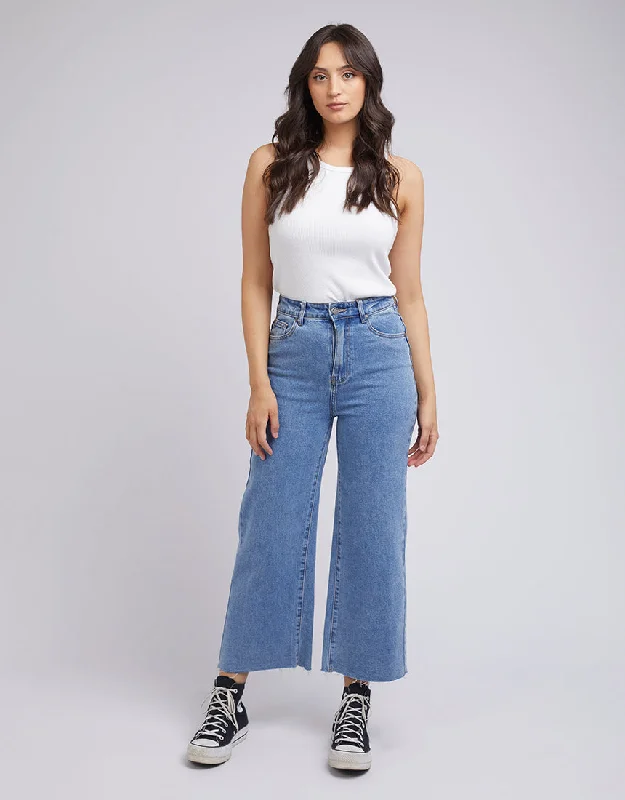 All About Eve Charlie High Rise Wide Leg Jean Heritage