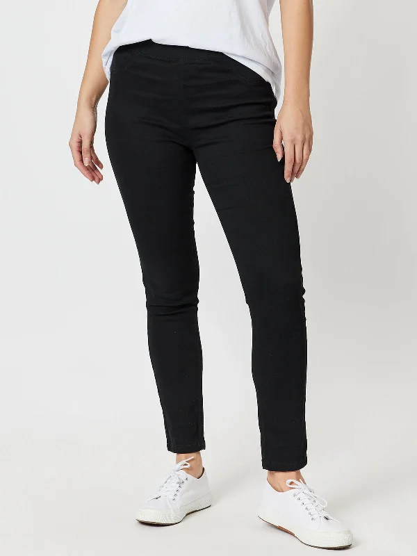 Threadz Stretch Jean Black